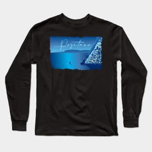 A Minimal Positano Night Long Sleeve T-Shirt